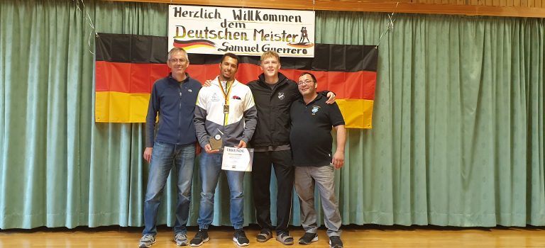 Samuel Guerrero ist Deutscher Junioren-Meister im griechisch römischen Stil!!!